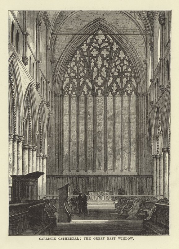 Carlisle Cathedral, det store østvinduet av English School
