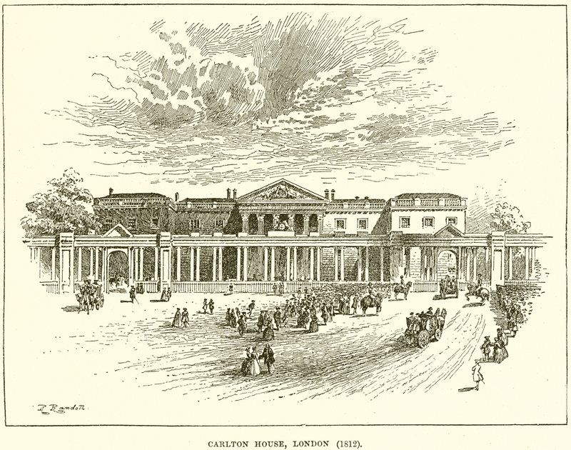 Carlton House, London av English School