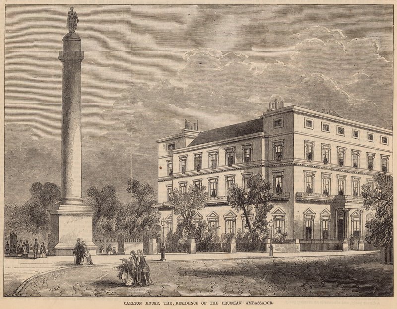 Carlton House, residensen til den prøyssiske ambassadøren av English School
