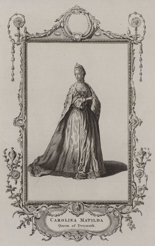 Caroline Matilda, dronning av Danmark av English School