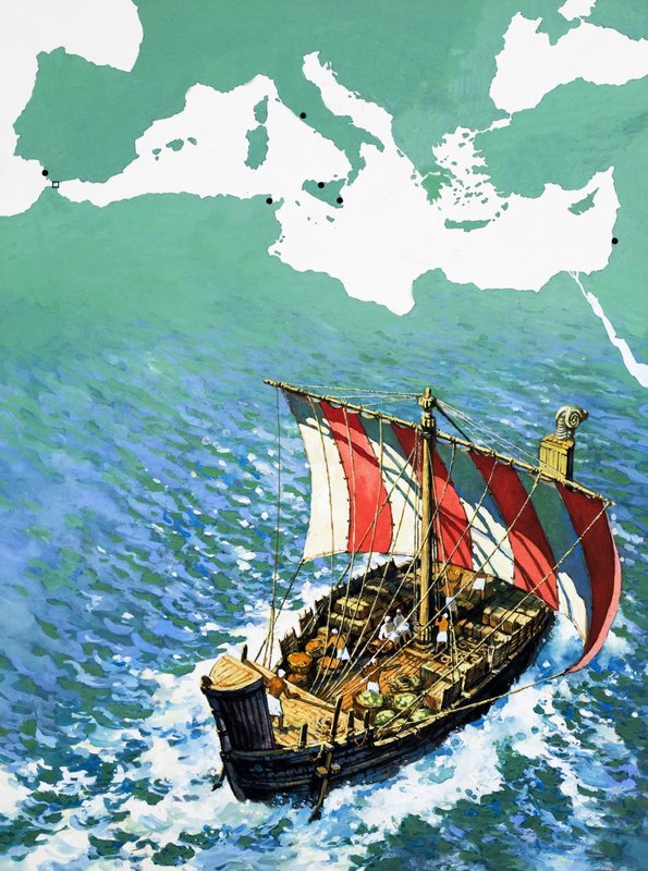 Kartago, begynnelsen på et imperium, fra «De gylne byene» av English School