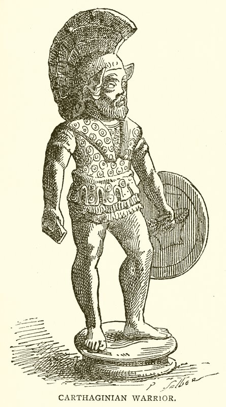 Carthaginian Warrior av English School