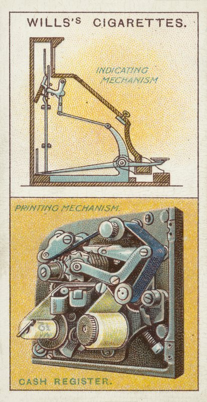 Kasseapparat (chromolitho) av English School