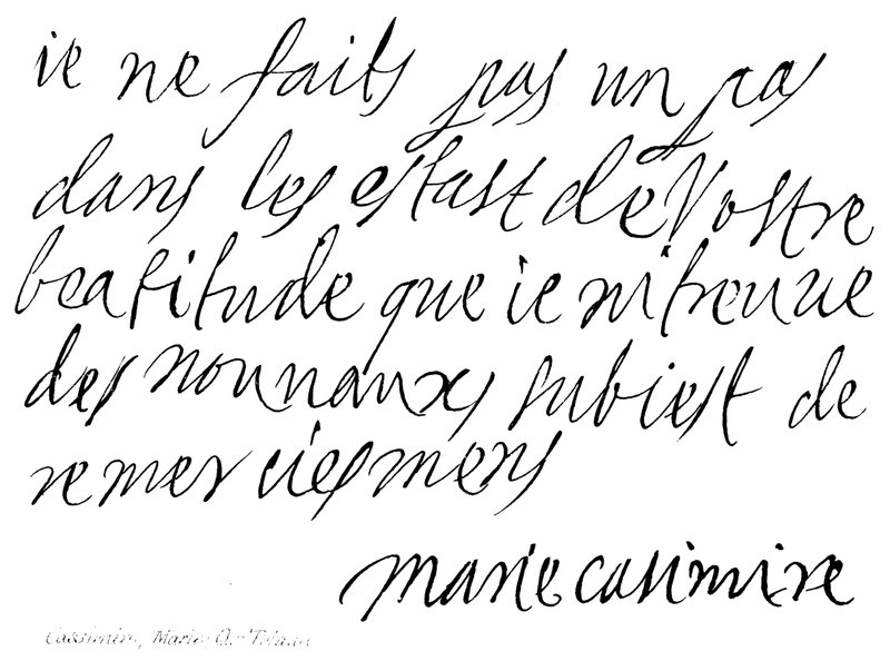 Cassimire, Marie (Q av Polen) av English School