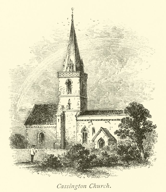Cassington kirke av English School