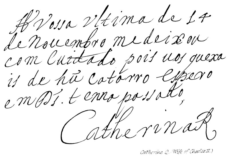 Catherine Q. (kone til Charles II) av English School