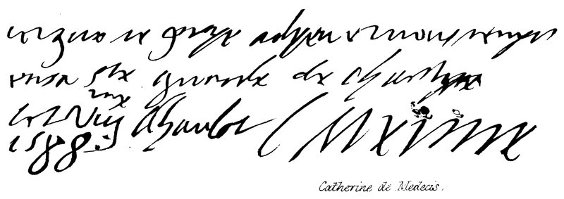 Catherine de Medici av English School