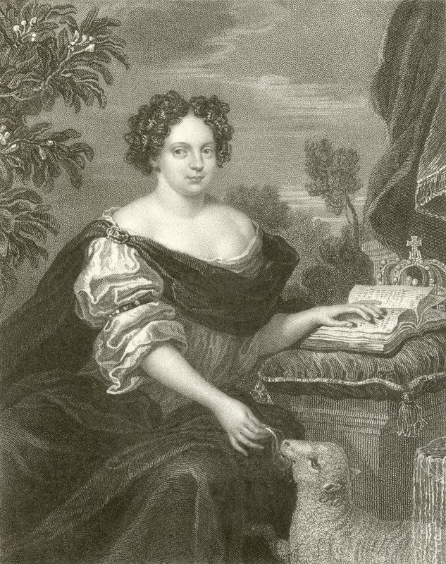 Katarina av Braganza. Dronning av Karl den andre av English School