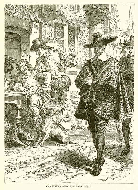 Kavalerer og puritanere. 1600 av English School