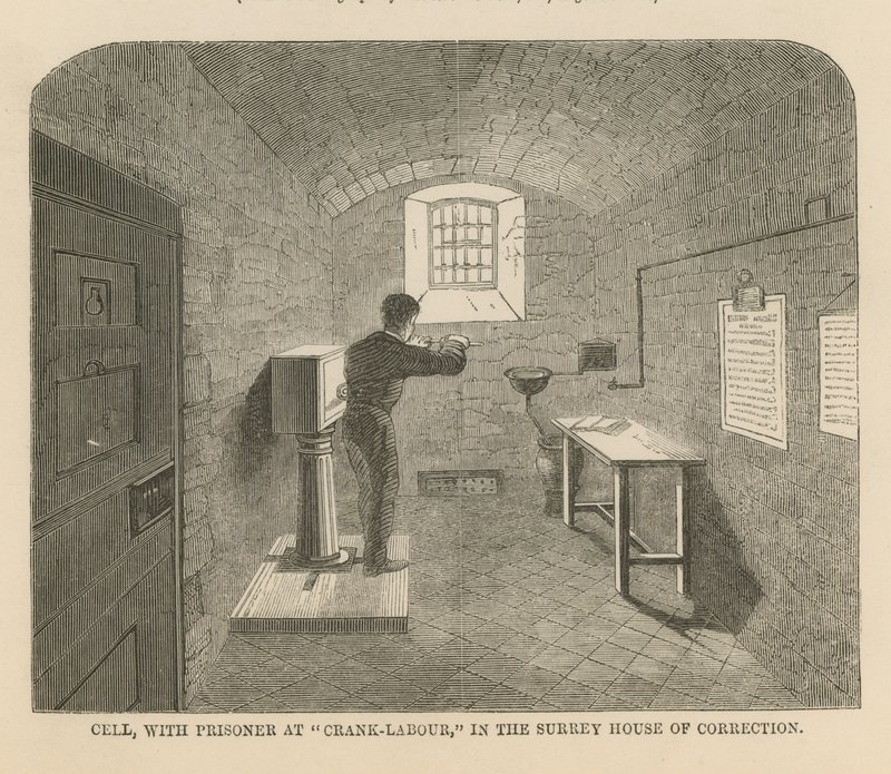 Celle ved Surrey House of Correction av English School