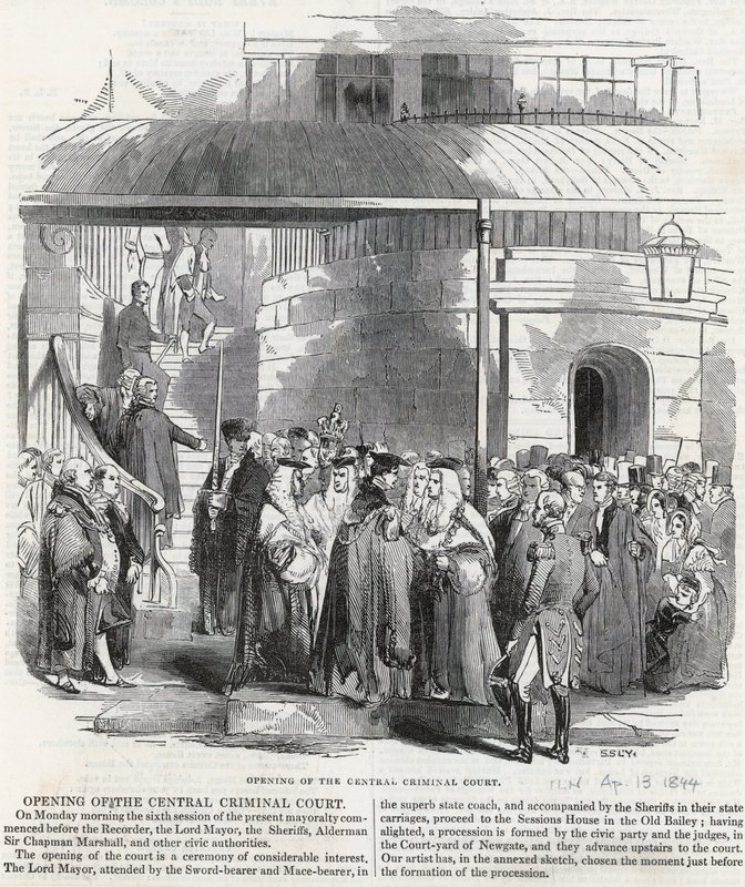 Central Criminal Court, 2nd, post-Fire session house av English School