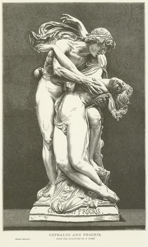 Cephalus og Procris av English School