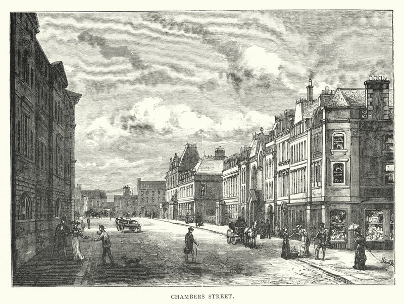 Chambers Street (gravering) av English School
