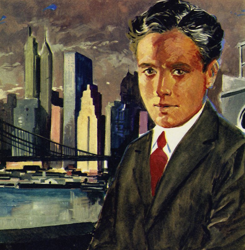 Chaplin dro til New York som medlem av Fred Karnos music hall-troppen av English School