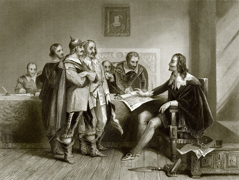 Charles 1. nektet traktaten i Oxford av English School