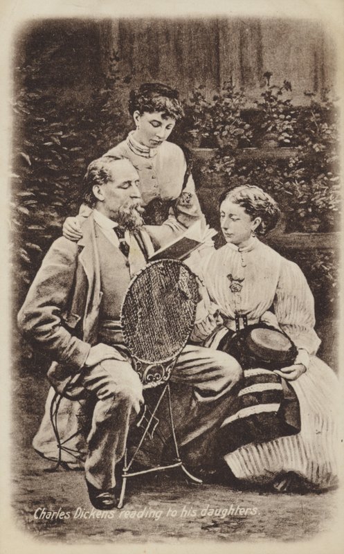 Charles Dickens (1812-1870), engelsk forfatter av English School