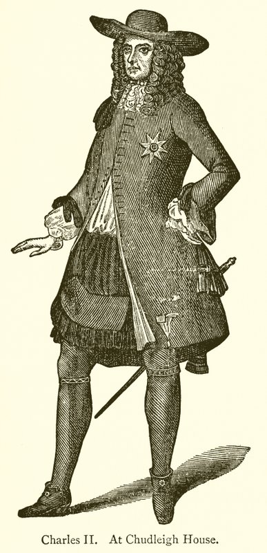 Karl II. På Chudleigh House av English School