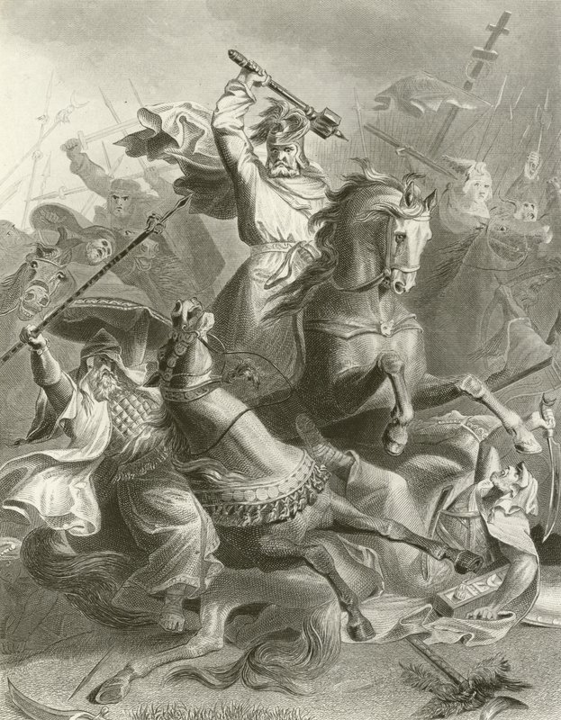 Charles Martel på Tours av English School
