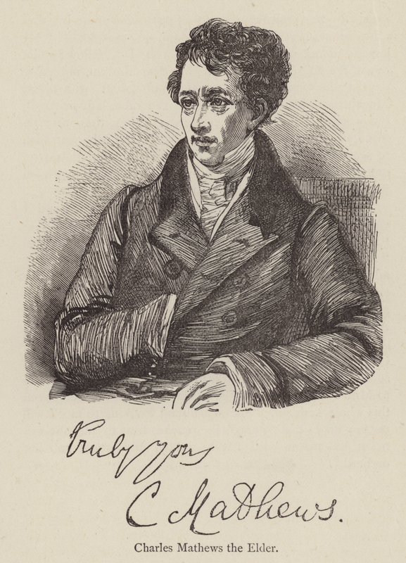 Charles Mathews den eldste (gravering) av English School
