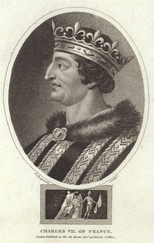 Charles VII av Frankrike av English School