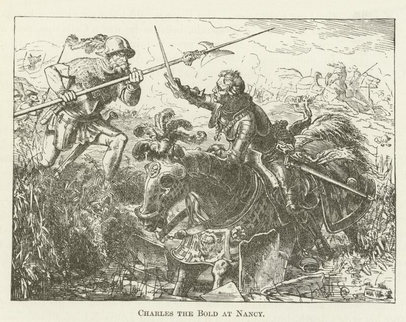 Karl den dristige i Nancy av English School