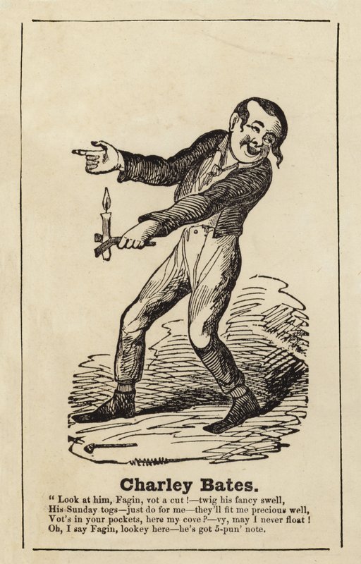 Charley Bates fra Oliver Twist av English School