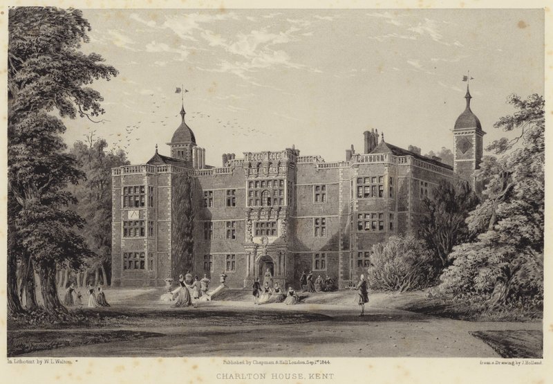 Charlton House, Kent (gravering) av English School