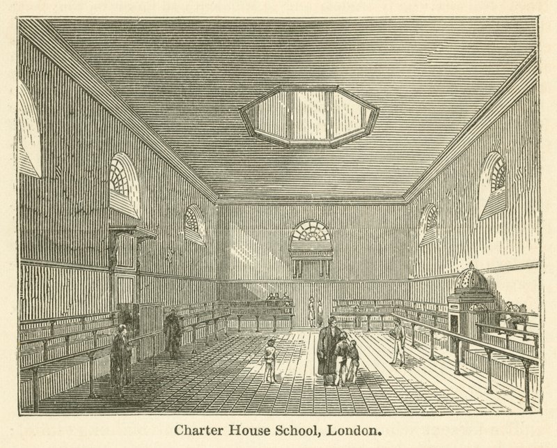 Charter House School, London (gravering) av English School