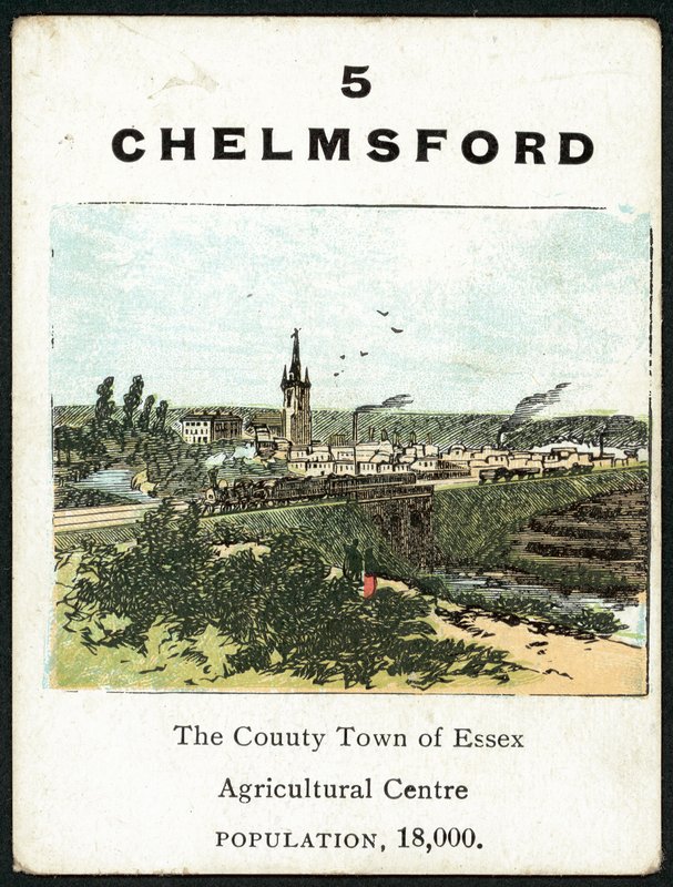Chelmsford (farge litho) av English School