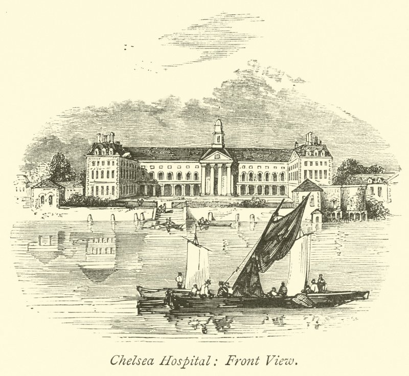Chelsea Hospital, sett forfra av English School