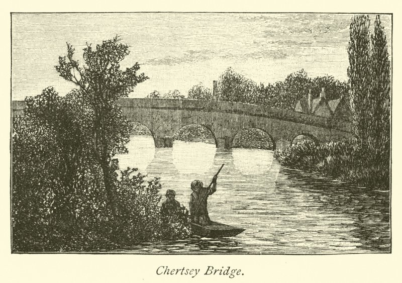 Chertsey Bridge av English School