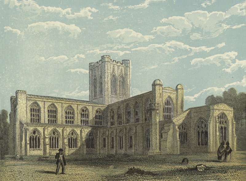 Chester Cathedral, South East View av English School