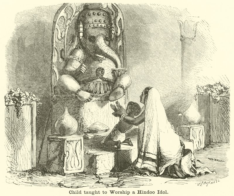 Barn lærte å tilbe et hindoo-idol av English School
