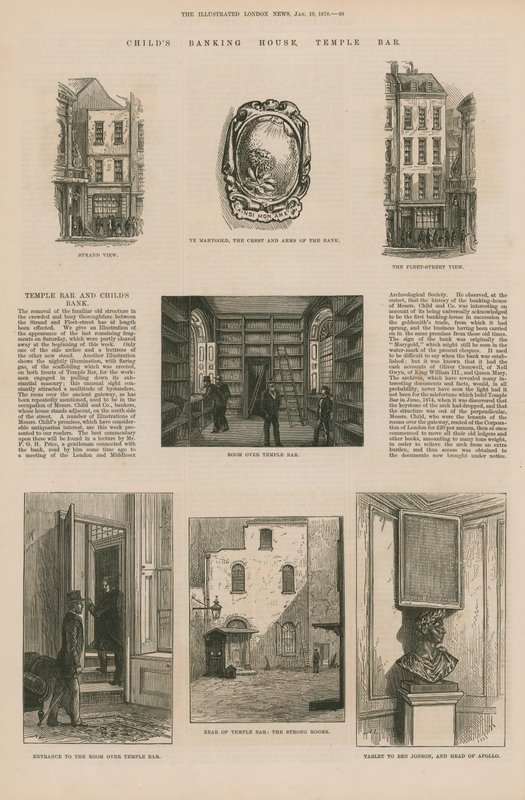 Childs Banking House i Temple Bar av English School