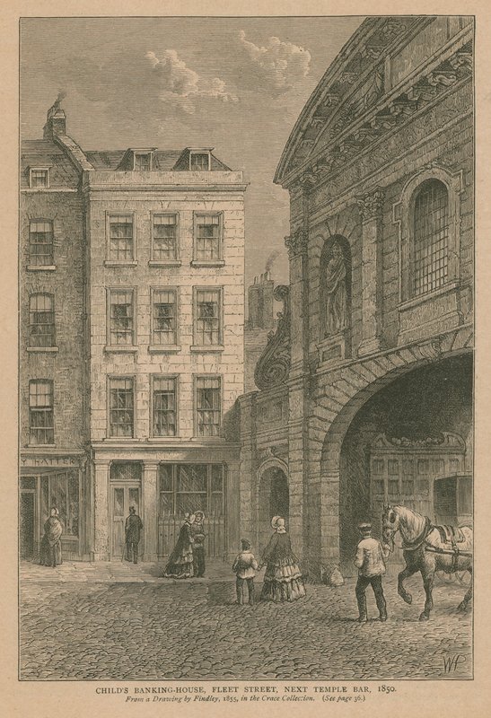 Childs Banking House på Fleet Street av English School
