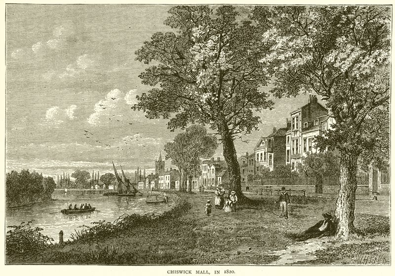 Chiswick Mall, i 1820 av English School