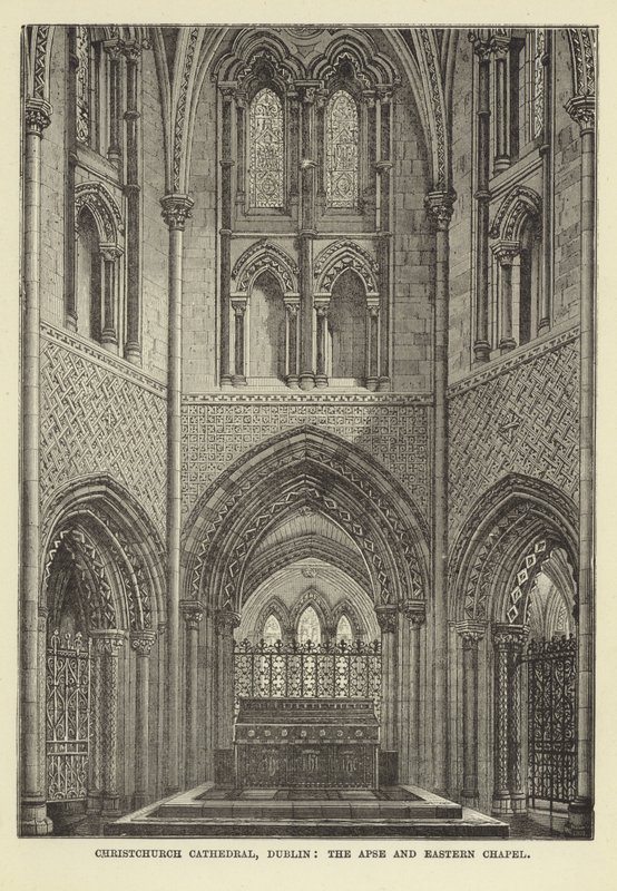 Christchurch Cathedral, Dublin, Apse og Eastern Chapel av English School