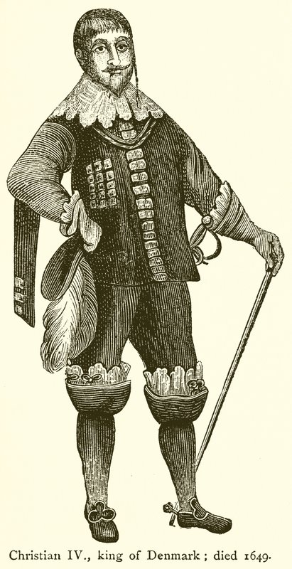 Christian IV, konge av Danmark; Død 1649 av English School