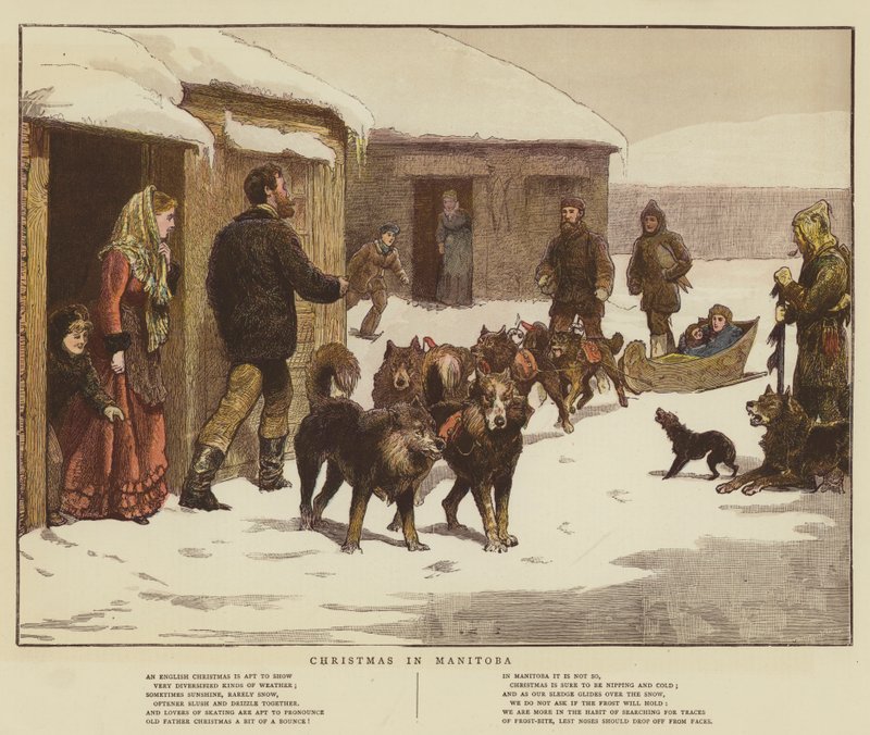 Jul i Manitoba (chromolitho) av English School