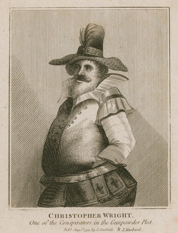 Christopher Wright, en av konspiratørene i Gunpowder Plot av English School
