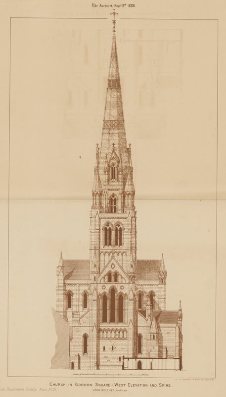 Kirke på Gordon Square, Holborn av English School