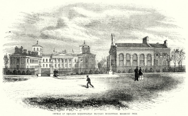 Church of England Metropolitan Training Institution, Highbury Park (gravering) av English School
