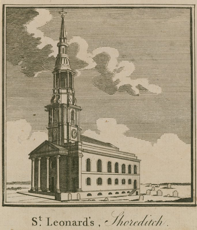 Church of St Leonard, Shoreditch av English School