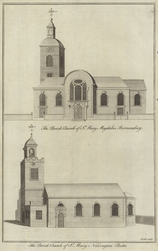 Church of St Mary Magdalen, Bermondsey og Church of St Mary, Newington Butts av English School