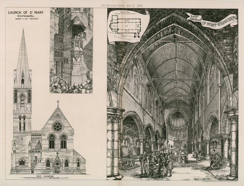 Church of St Mary i Whitechapel av English School