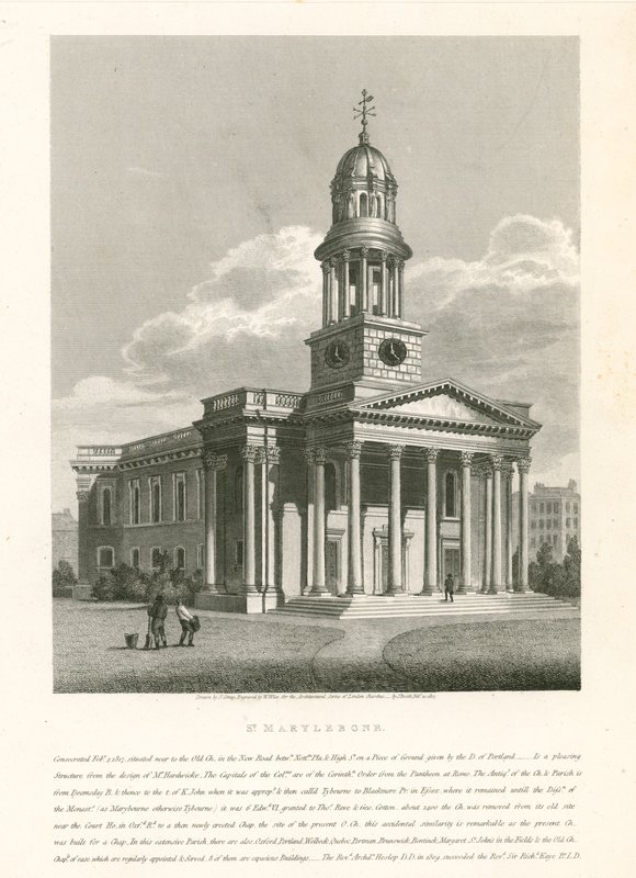 Church of St Marylebone, London av English School