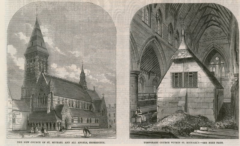 Church of St Michael and All Angels, Shoreditch av English School