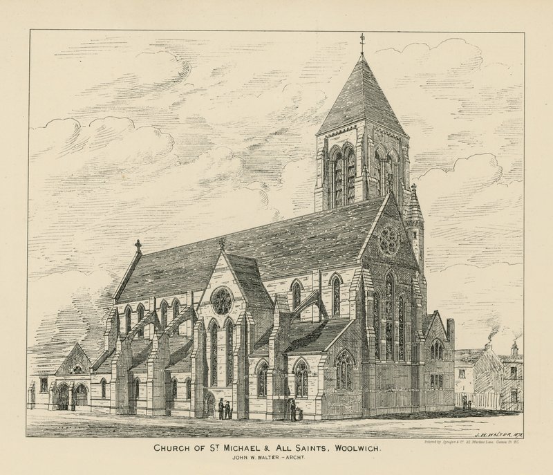 Church of St Michael and All Saints i Woolwich av English School