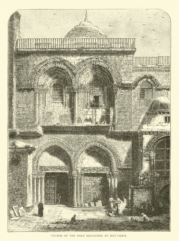 Den hellige gravs kirke i Jerusalem av English School