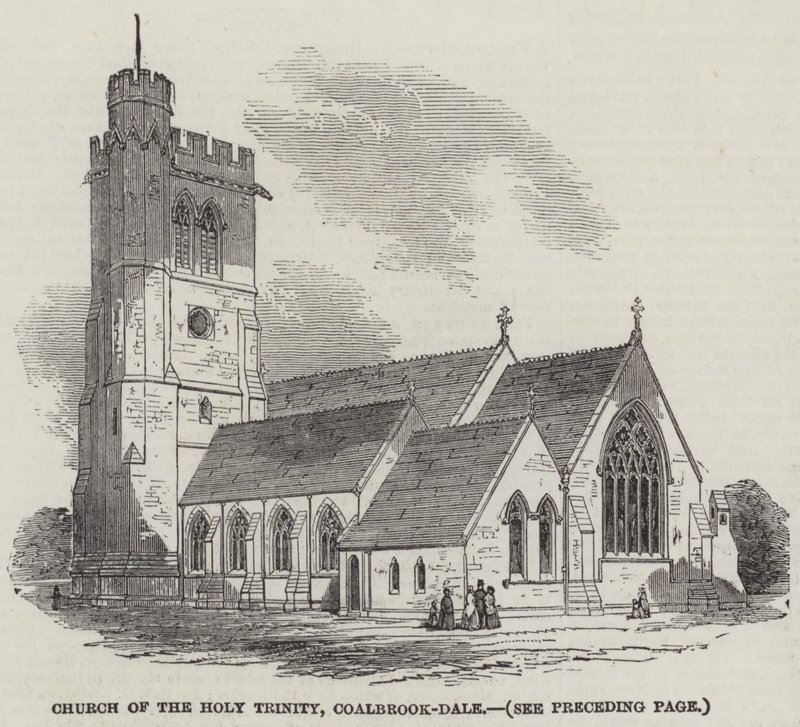 Church of the Holy Trinity, Coalbrook-Dale (gravering) av English School